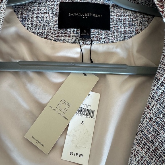 Banana Republic Multicolor Tweed Jacket NEW!! - Picture 2 of 3